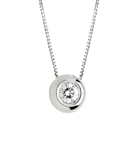 Collana Namuri Donna BASIC ESSENTIAL in Oro bianco Diamante CB1513-10 - CB1513-10